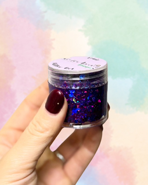 KPOP Purple Hair Glitter Gel