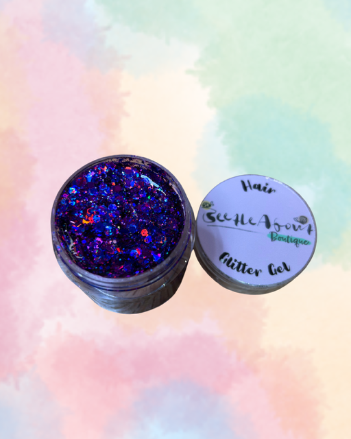 KPOP Purple Hair Glitter Gel