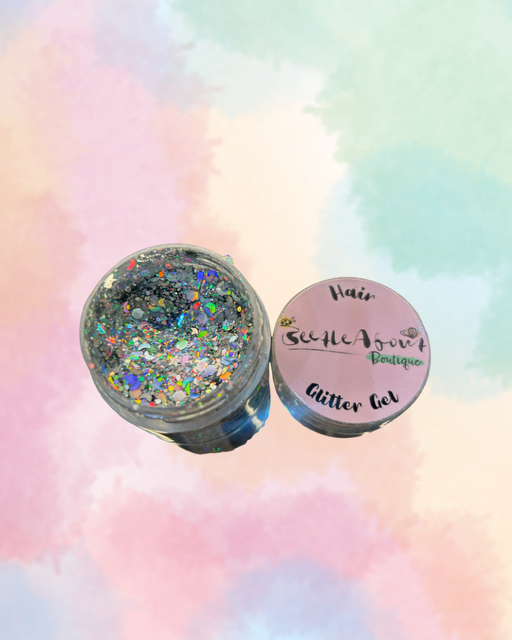 Christmas Silver Sparkle Glitter Gel