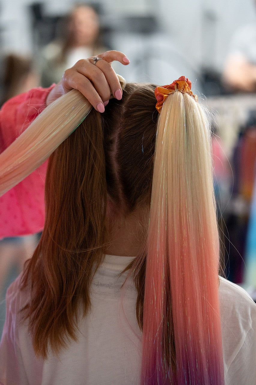 Champagne Rose 24" Straight Ponytail