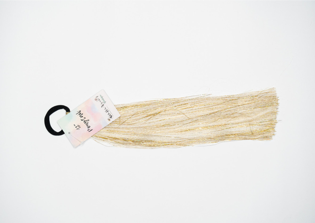 Christmas Gold Galore 12" Mini Ponytail