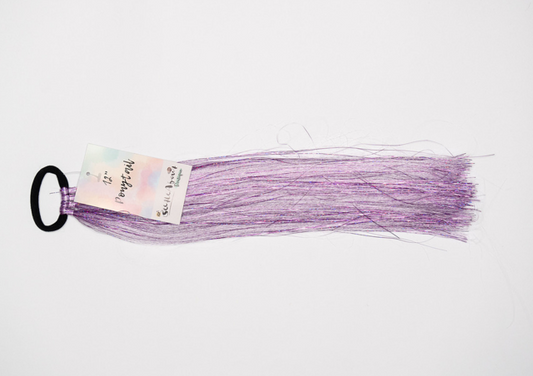Lavender Shimmer 12" Mini Ponytail